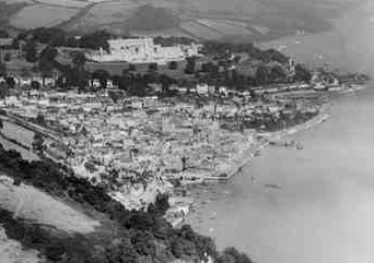Dartmouth 1928, before Coronation Park was reclaimed