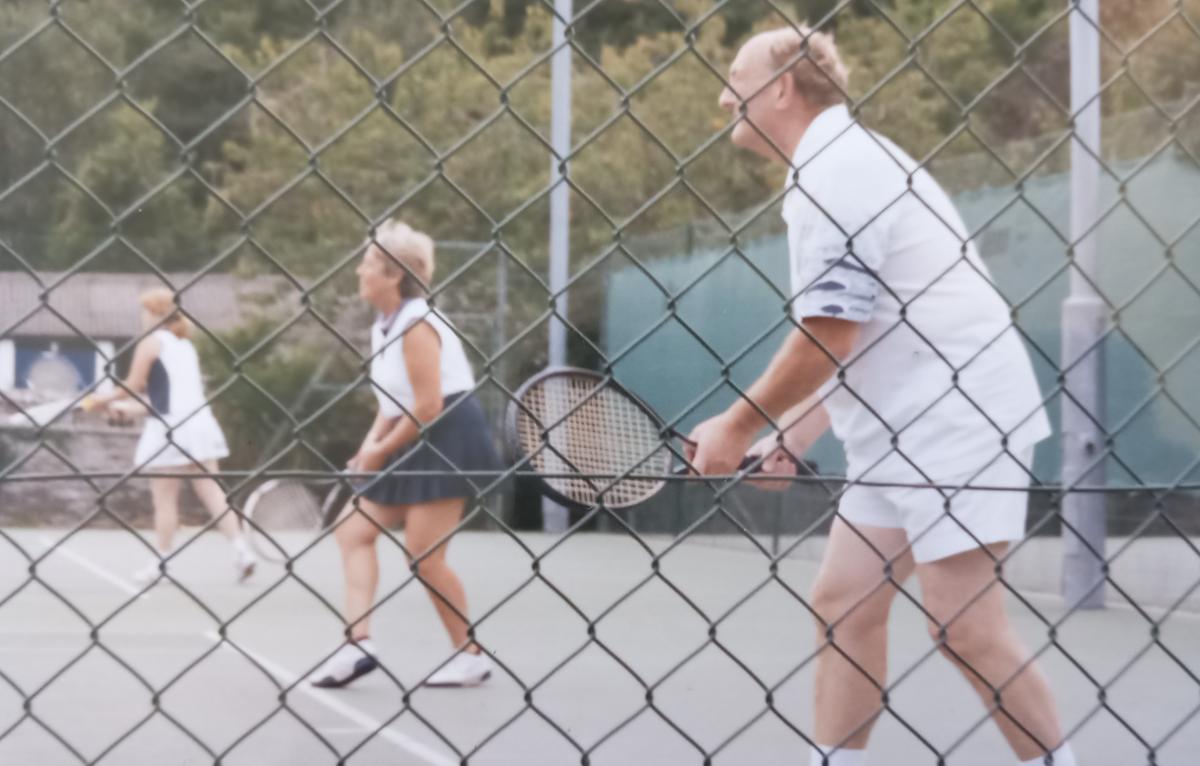 Yvonne Cottam and Barry Brehout in 1995